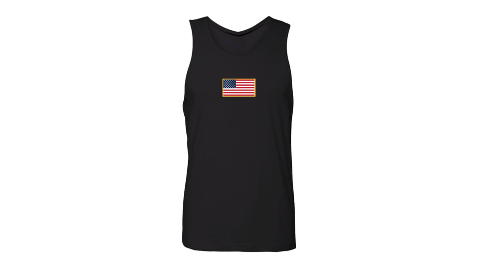 GBRS Group Patriotism Front &amp; Center Tank - Men's, Black/Multicolor, Small, TT-BLK-FAC-S