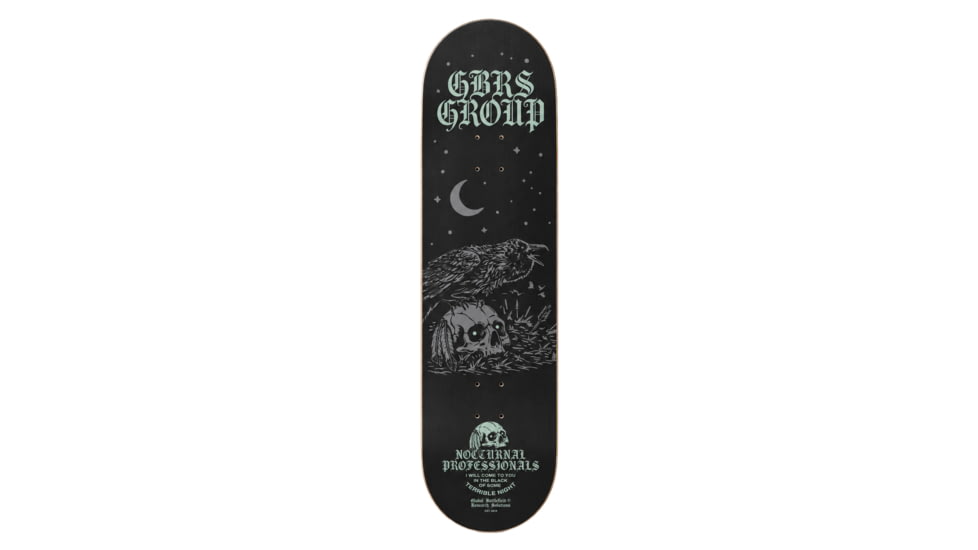 Gbrs Group Gear GBRS Group Sacred Ground Skateboard Deck, SB-BLK-SG-26