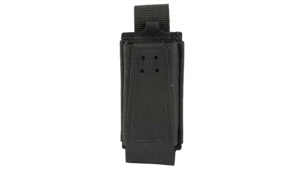 Gbrs Group Gear GBRS Group Single Pistol Magazine Pouch - Bungee Retention, GEAR-SPMP-BR-BLK