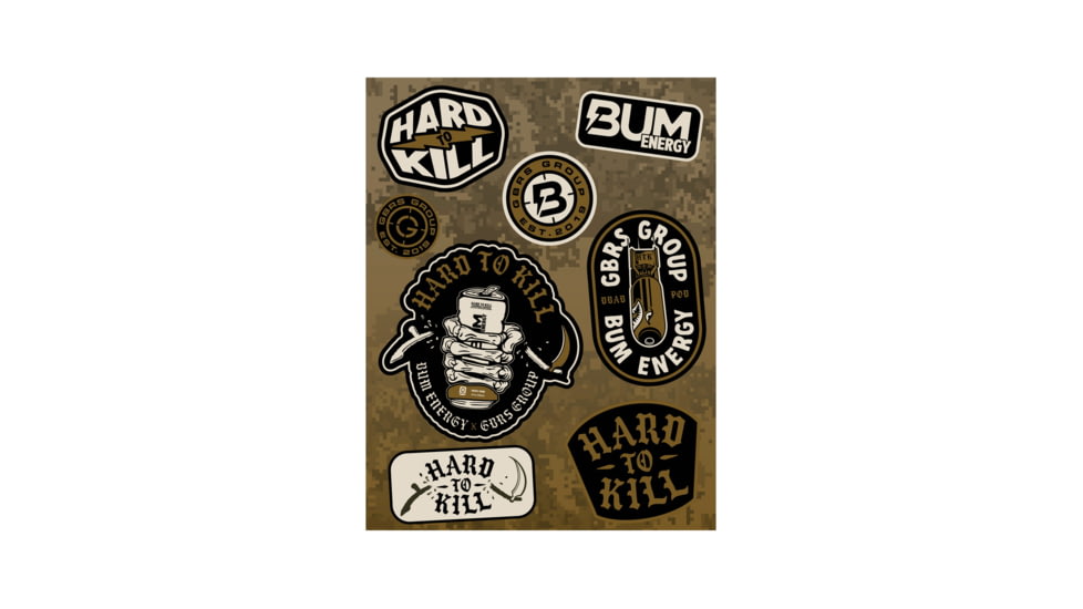 Gbrs Group Gear GBRS Group x BUM Energy Sticker Sheet, SPS-HTK