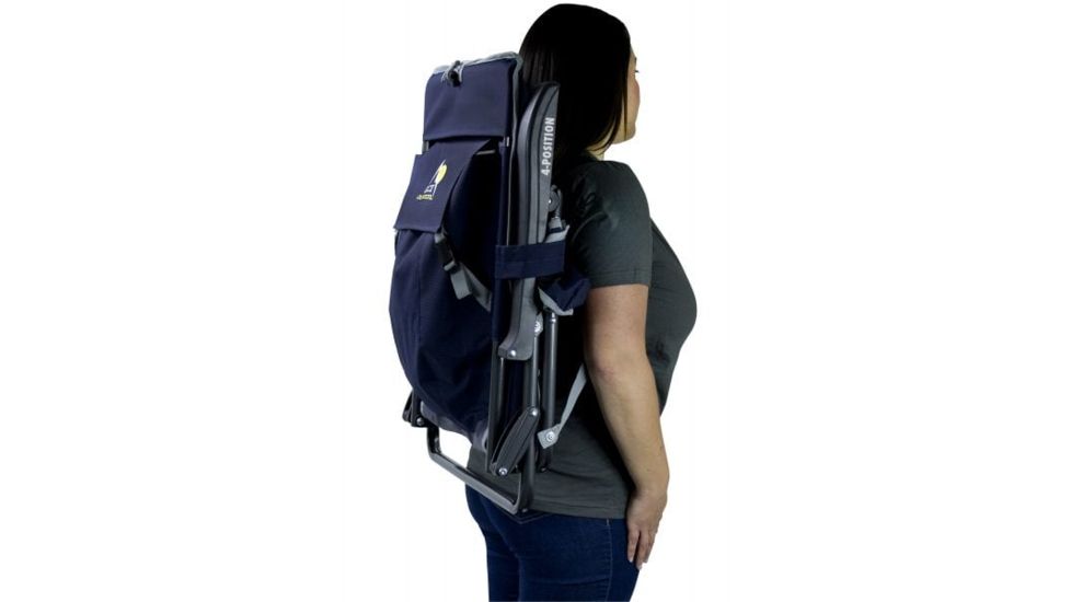 GCI Outdoor Backpack Event Chair, Indigo Blue, 66060