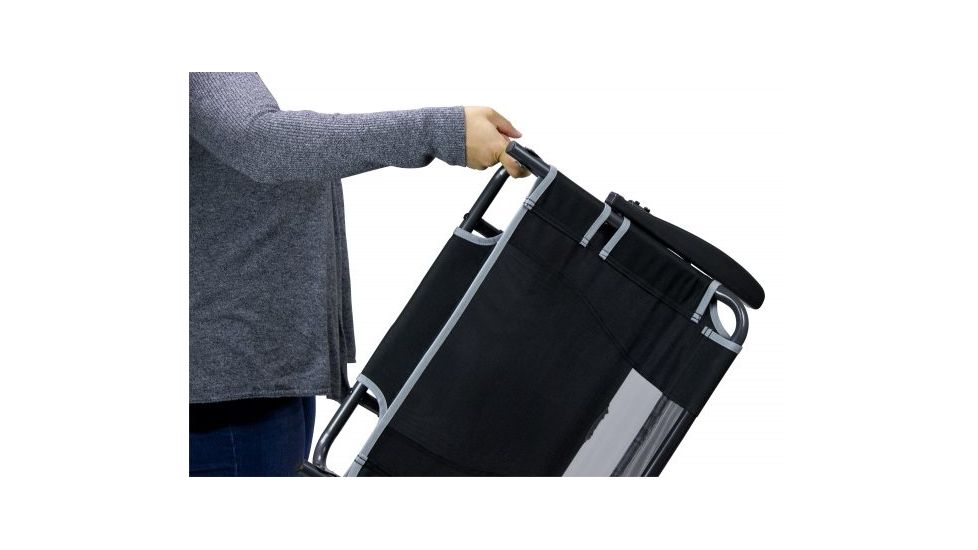 GCI Outdoor Big Comfort Stadium Chair With Armrests, Black, 10310