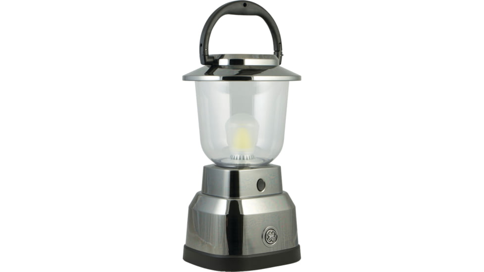 GE 350-Lumen Enbrighten Lantern, Stainless Steel, D - UM-1, 14210