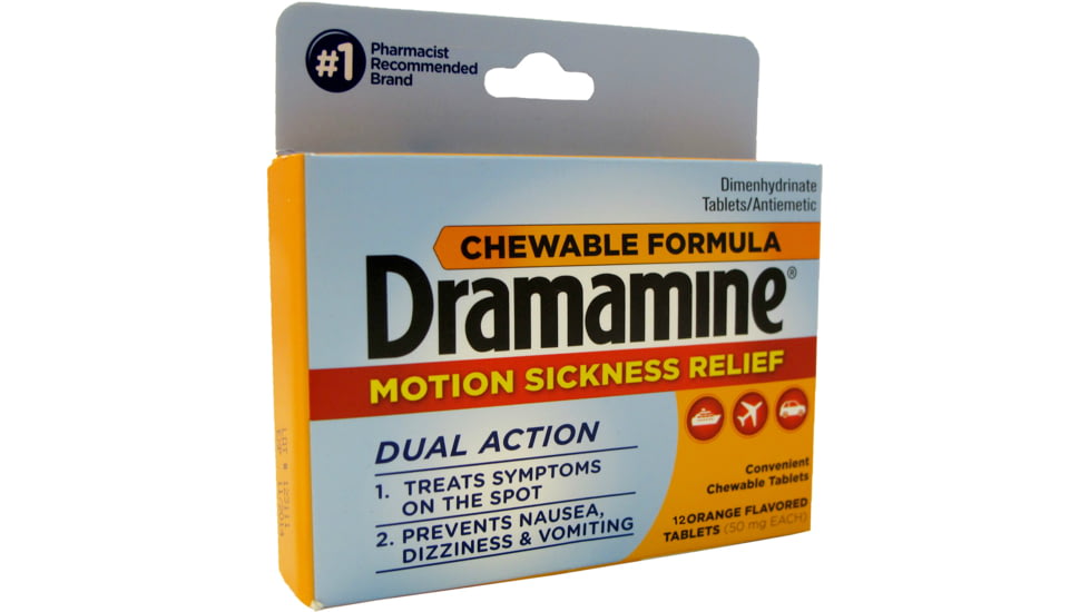 Adventure Medical Kits Dramamine Chewable 12 Pack