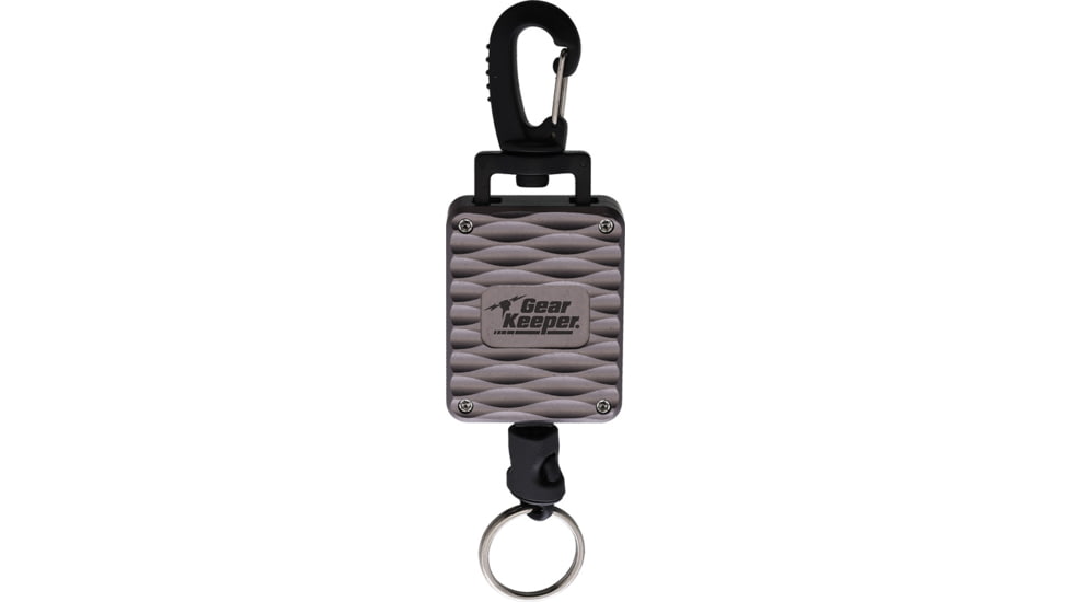 Gear Keeper Aluminum High Force Retractor, Gray, RT4A-0044-G