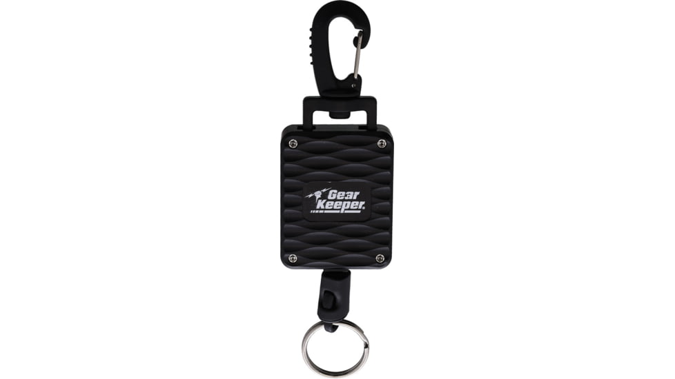 Gear Keeper Aluminum High Force Retractor, Black, RT4A-0044-B