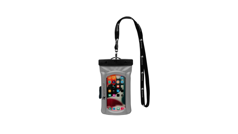 Geckobrands FLOAT PHONE DRY BAG WITH ARM BAND, GWP-09752GY