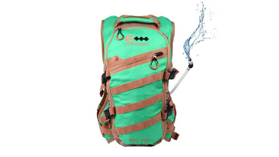 Aquamira Rig 700M Hydration System, Spearmint Tan, 70 oz., Spearmint Tan, 70 oz. G6700MSPTN