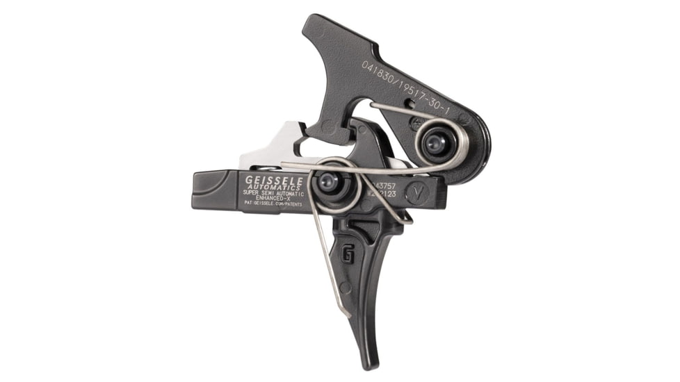 Geissele SSA-E X w/ Lightning Bow Trigger, 2.9 - 3.8lb, Black, 05-960