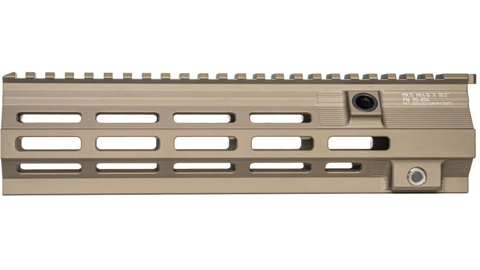 Geissele M-Lok Hk Hk416 Rail, 10.5in, DDC, 05-854S