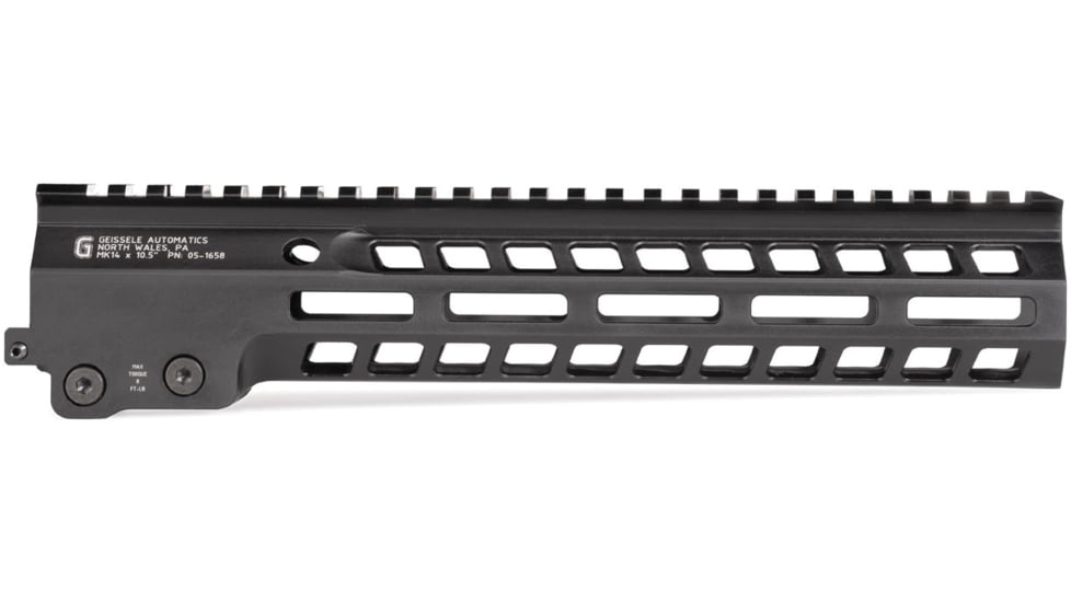 Geissele MK14 Super M-Lok Modular Rail, 10.5in, Black, 05-1658B