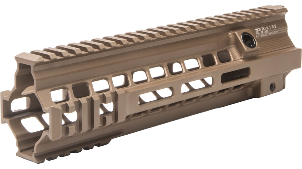Geissele MK15 HK416 Super Modular M-LOK Rail, 10.5in, Sand, 10.5in, 05-827S