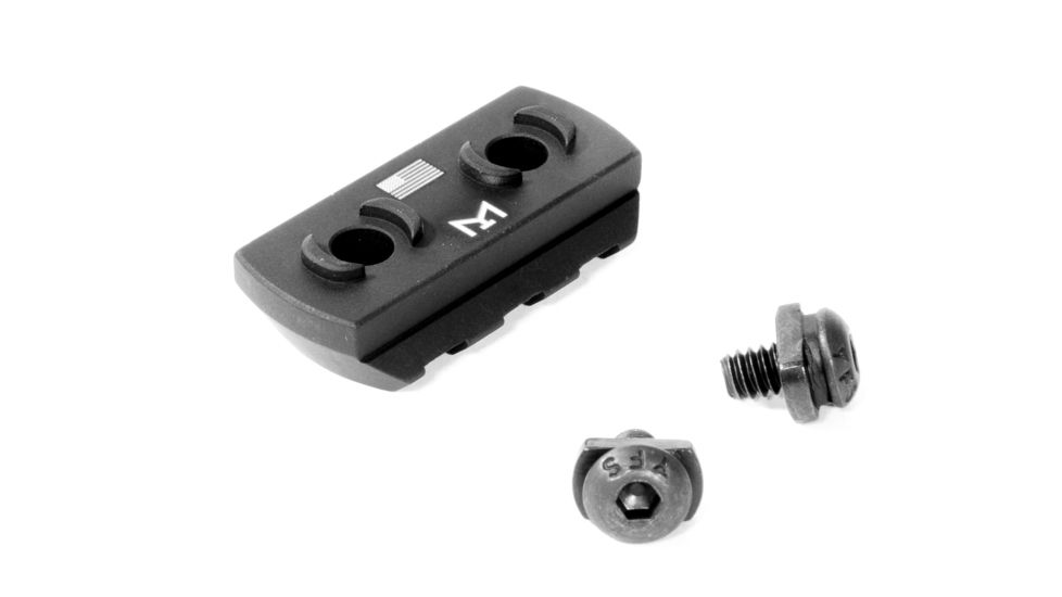 Geissele Picatinny Rail for M-Lok, 3 Slots, Black, 08-193B
