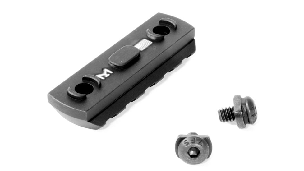 Geissele Picatinny Rail for M-Lok, 5 Slots, Black, 08-194B