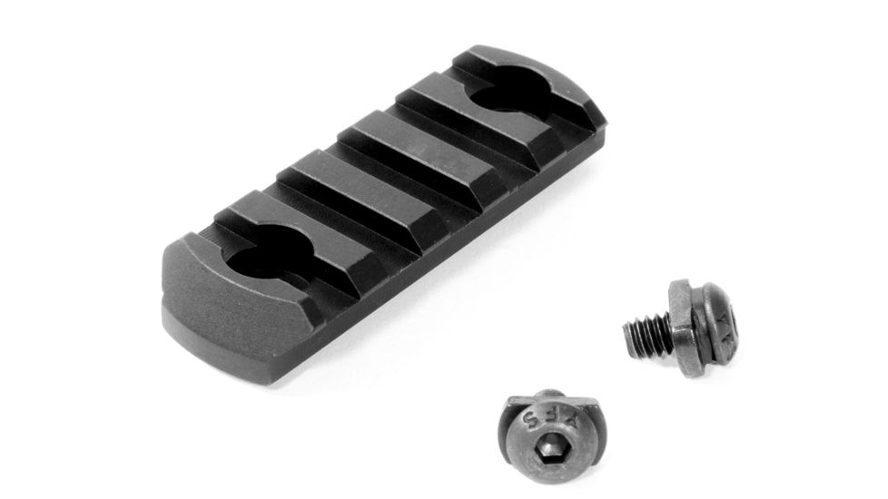 Geissele Picatinny Rail for M-Lok, 5 Slots, Black, 08-194B