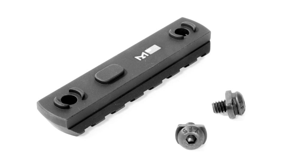 Geissele Picatinny Rail for M-Lok, 7 Slots, Black, 08-195B