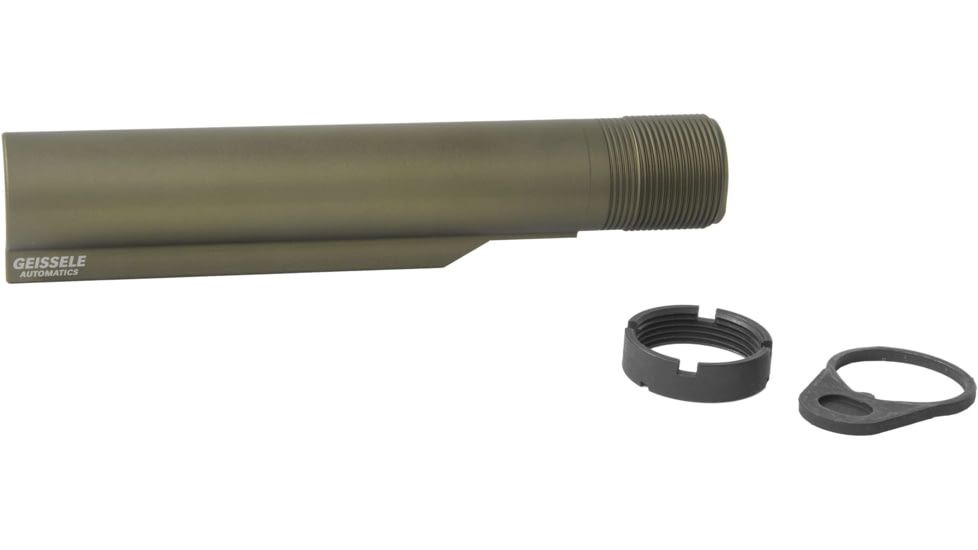 Geissele Premium AR-15/M4 Mil-Spec Buffer Tube Assembly w/ Super 42, H2, ODG, 08-163ODG-H2