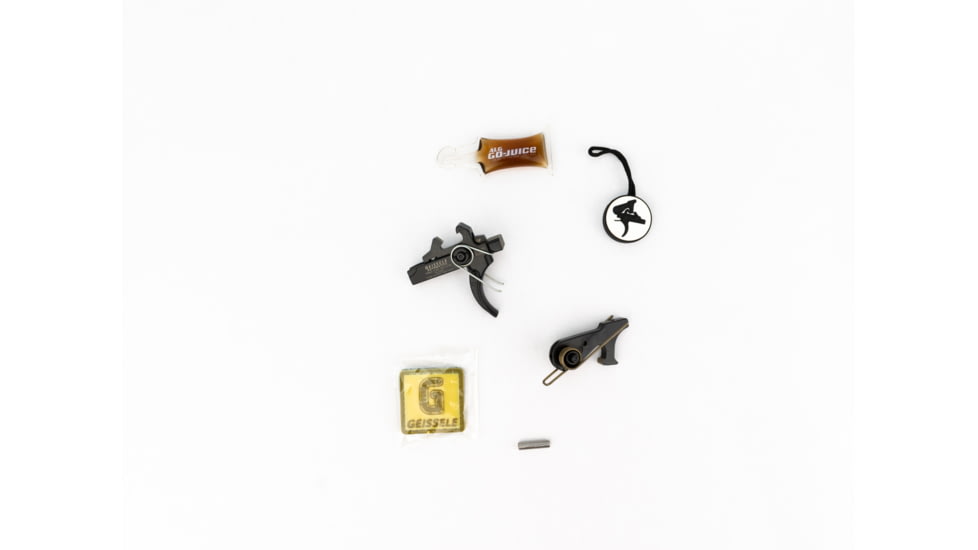 Geissele Single-Stage Precision Trigger, 3.75 lb Pull, Black, 05-400