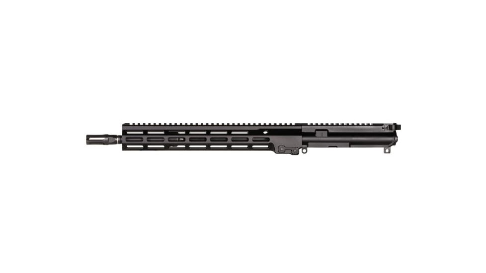 Geissele Super Duty Complete Upper Receiver, 5.56mm, 14.5in Barrel, Mid Length, 1-7 Twist, Geissele Sparkout Flash Hider, Black, 14.5in, 08-219B