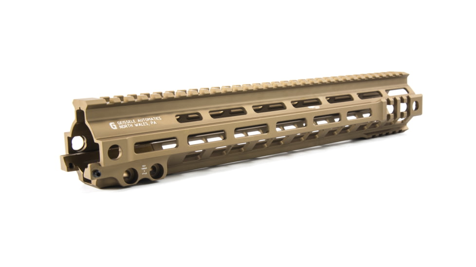 Geissele Super Modular Handguard Rail, M-LOK, MK4, 13.5in, Desert Dirt 05-278S
