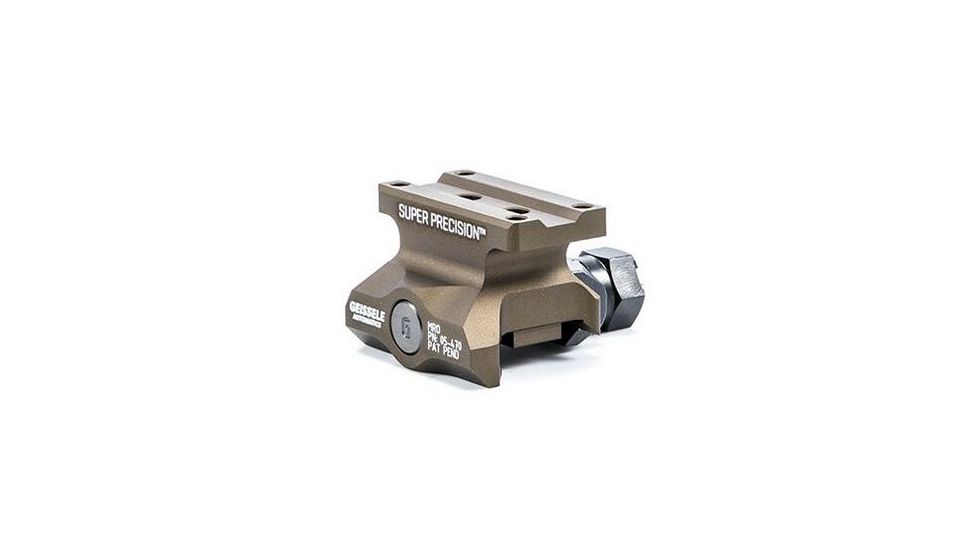 Geissele Super Precision MRO Series Scope Mount,Lower 1/3 Co-Witness,Desert Dirt Color 05-470S