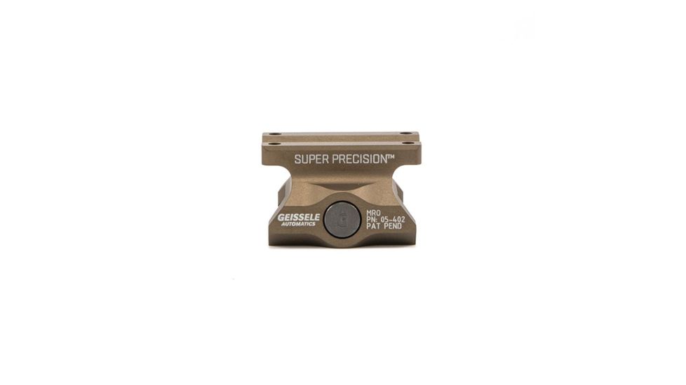 Geissele Super Precision MRO Series Scope Mount, 1.93in Height, Desert Dirt Color, 05-544S