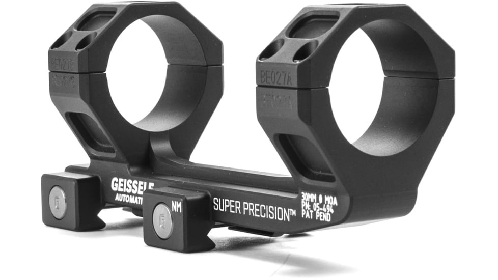 Geissele Super Precision Scope Mount, 30mm, Black, 30MM, 05-494B