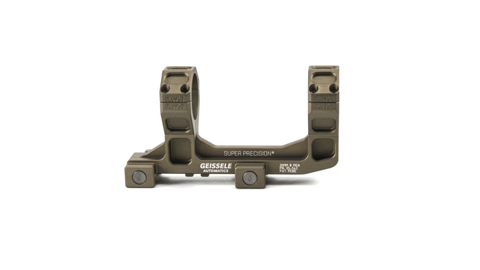 Geissele Super Precision Scope Mount, AR-15, 30mm, 1.93in Height, Vortex 1-6, Desert Dirt Color, 05-542S