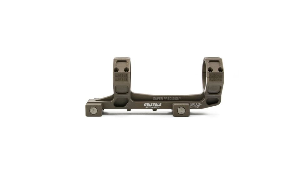 Geissele Super Precision Scope Mount, SR-25, 34mm, CQBSS, Desert Dirt Color, 05-331S