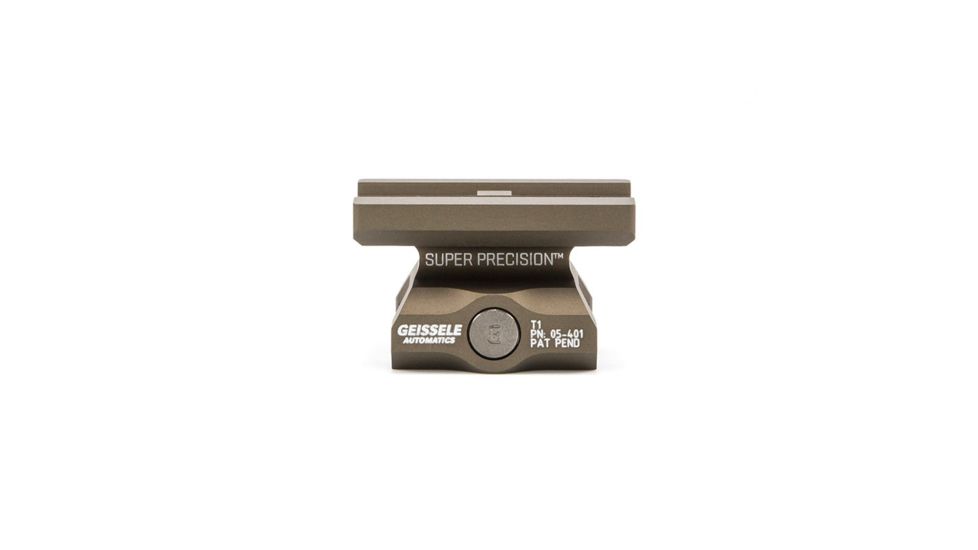 Geissele Geissele Super Precision T1 Series Scope Mount, 1.93in Height, Desert Dirt Color, 05-543S