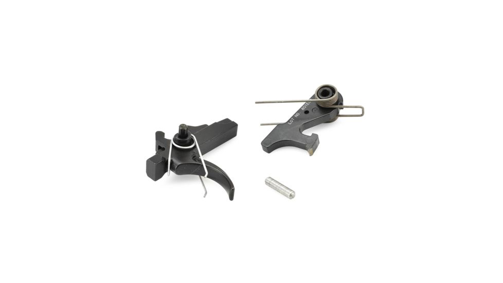 Geissele Automatics Super Semi-Automatic AR-15 Enhanced Trigger, Curved, 3.5 lb Pull, Black, 05-160