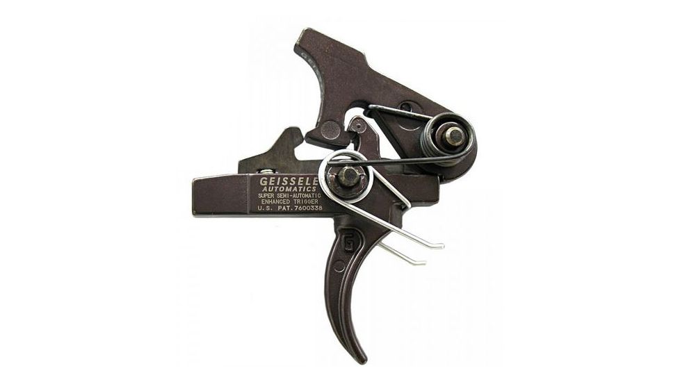 Geissele Super Semi-Automatic Enhanced Large Pin Trigger, AR-15, 2.9-3.8 lb, Black, 05-171