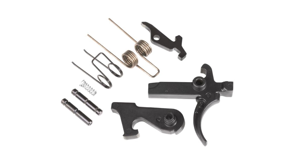 Geissele 2 Stage Trigger, Curved, 4.5 lb Pull, Black, 05-145