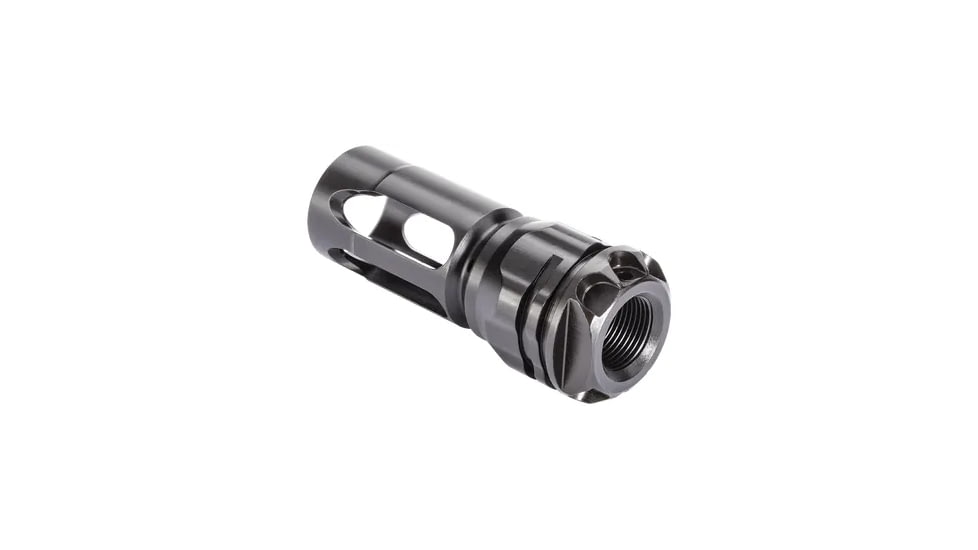Gemtech 7.62 ETM Flash Hider, .30 Caliber/7.62x51mm NATO, 5/8x24 TPI, 2.37in, Black, 13818