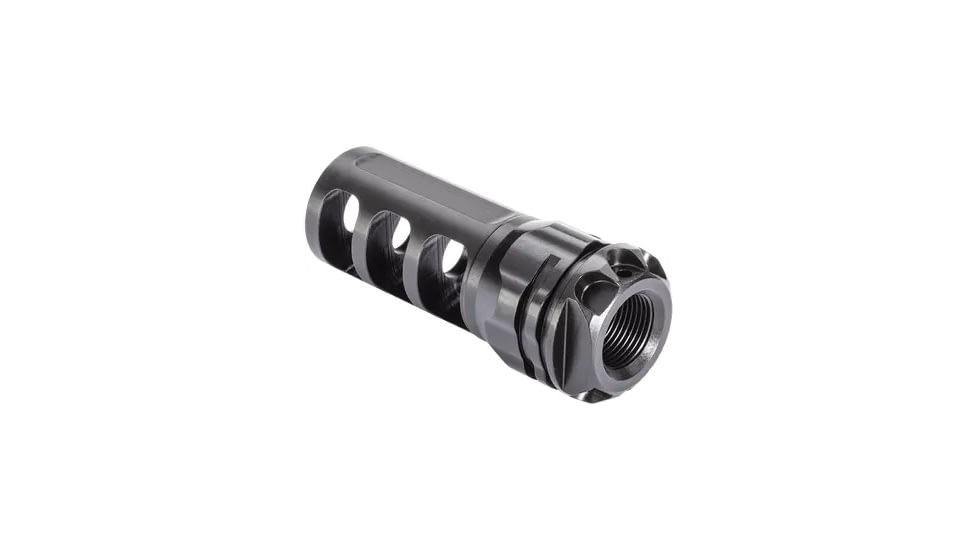 Gemtech 7.62 ETM 3-Port Muzzle Brake, .30 Caliber/7.62x51mm NATO, 5/8x24 TPI, 2.37in, Black, 13817