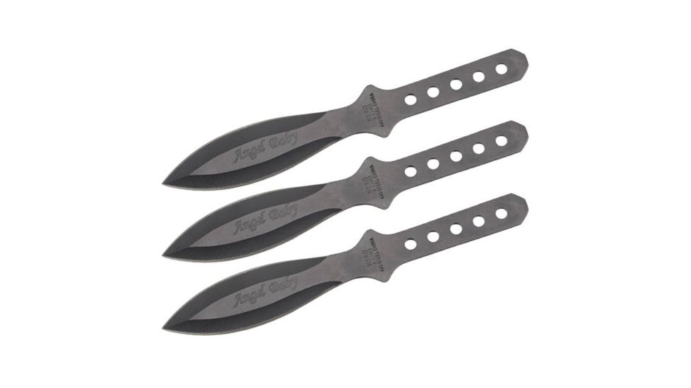 Gen Pro 3pc Spider Design Throwing Knives Set,6.5in A20303-C