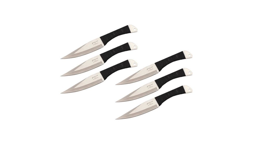 Gen Pro 6pc Chrome Throwing Knife Set A1077-6