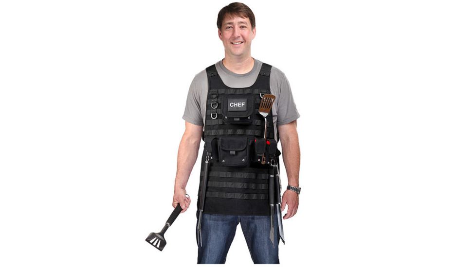 Gen Pro Tactical BBQ Apron, Black GPTBBQA