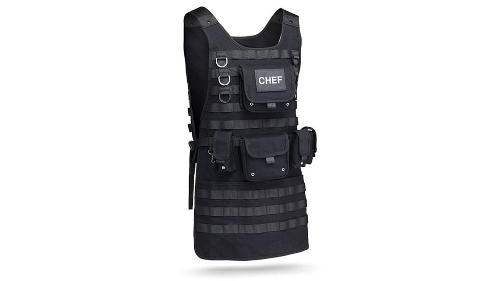 Gen Pro Tactical BBQ Apron, Black GPTBBQA