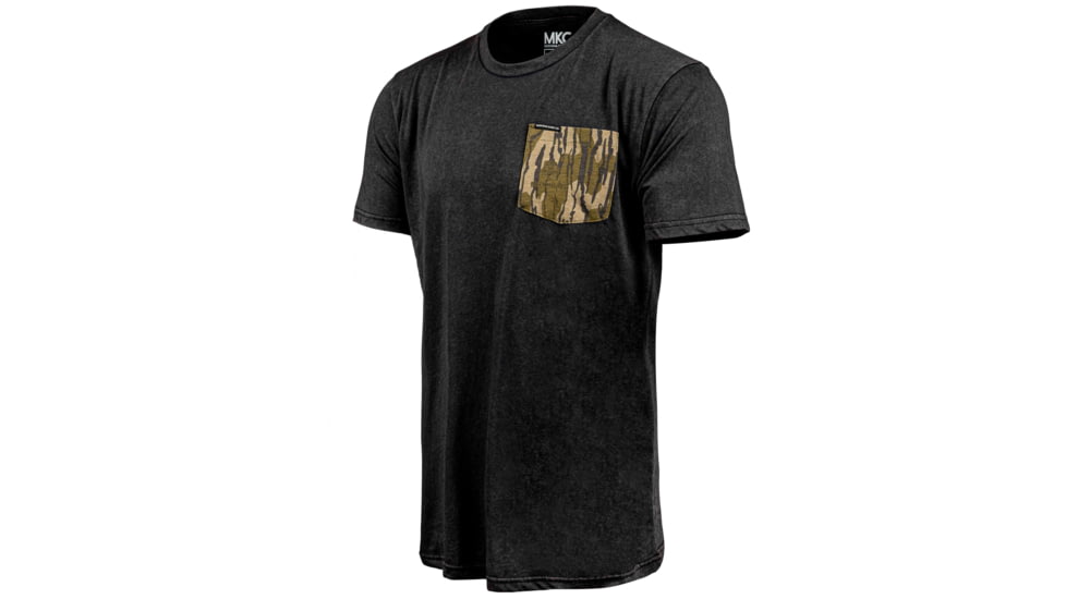 General MKC X MOSSY OAK BOTTOMLAND POCKET TEE - BLACK, MKC-001540