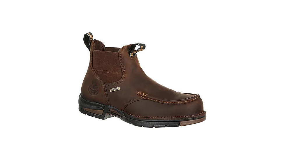 Georgia Boot Athens Chelsea Waterproof 5 inch Work Boot - Men's