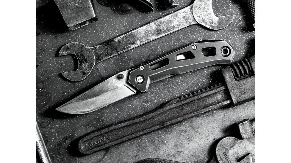 Gerber Airlift Folding Pocket Knife, Black, 30-001347