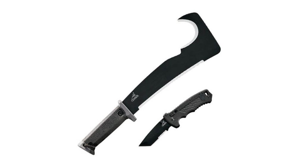 Gerber Apocalypse Deterrence Kit w/ DMF Manual Folder Knife and Machete Pro