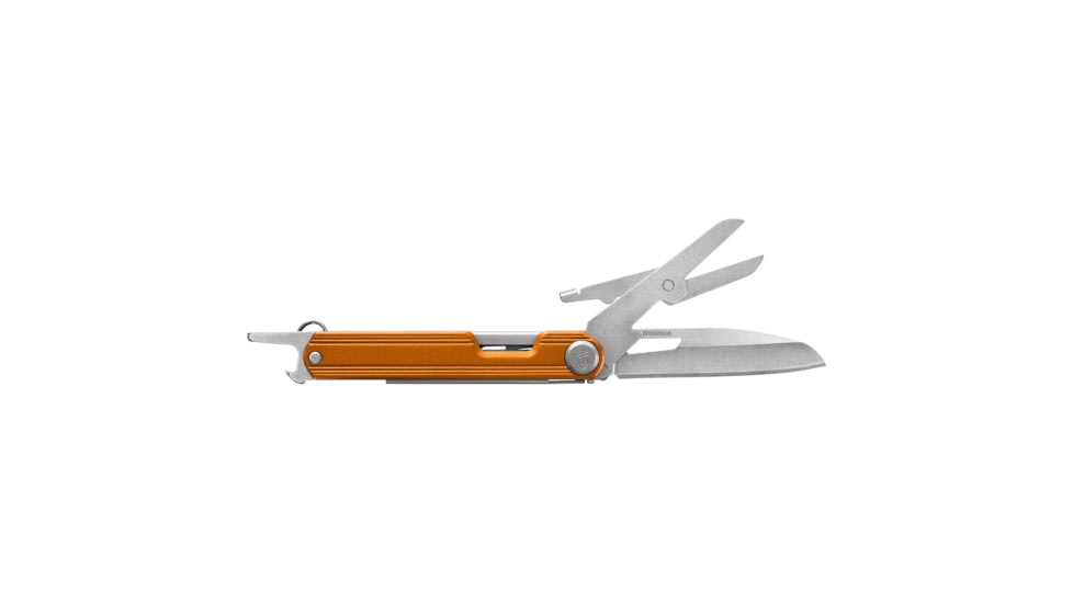 Gerber Armbar Slim Cut Multi-tool, 2.5in Stonewash Blade, Aluminum Handle, Burnt Orange, 30-001724