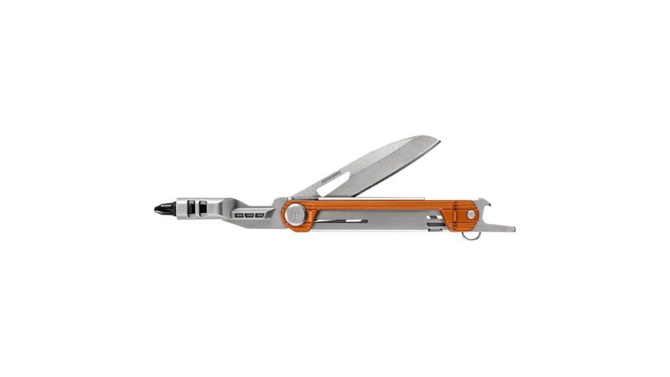 Gerber Armbar Slim Drive Multi-tool, 2.5in Stonewash Blade, Aluminum Handle, Burnt Orange, 30-001730