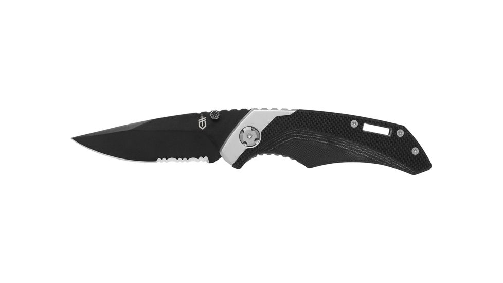 Gerber Contrast, Drop Point, Serrated, Folding Knife, Clam 31-000596