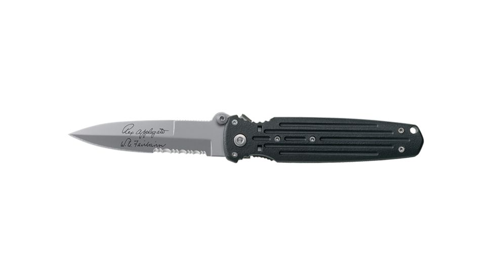 Gerber Covert Double Edge 154CM, Serrated Folding Clip Knife, Box 05785