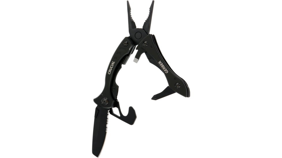 Gerber Crucial Black, With strap cutter, Box 30-000587