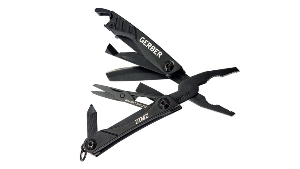 Gerber Dime Micro Tool, Black, Clam 31-001134