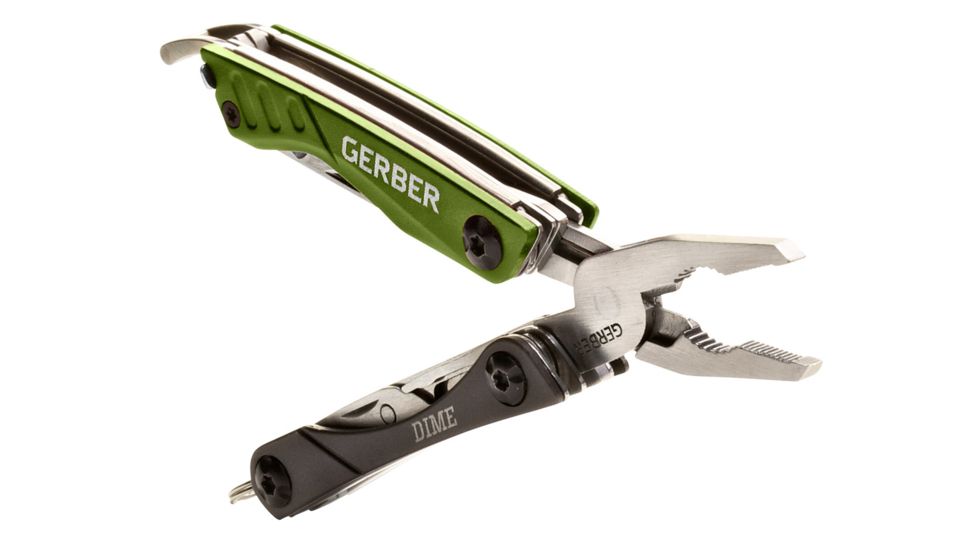 Gerber Dime Micro Tool, Green, Clam 31-001132